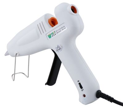 BEST Πιστόλι θερμικής σιλικόνης BST-B-F, 40W, λευκό - Heatguns/Hot glue tools - Soldering Iron