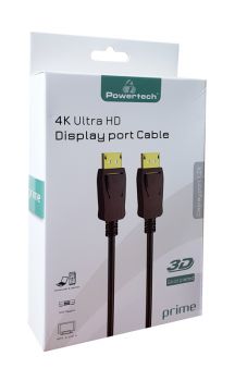 POWERTECH Καλώδιο DisplayPort 1.2 CAB-DP025 prime, 4K 3D, copper, 3m - Cables - Adapters