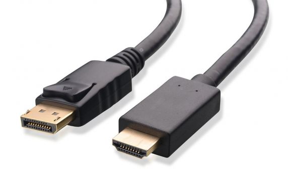 POWERTECH καλώδιο DisplayPort σε HDMI CAB-DP029, 1080p, CCS, 5m, μαύρο - Cables - Adapters