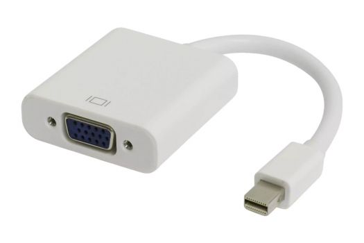 POWERTECH αντάπτορας Mini DisplayPort σε VGA CAB-DP067, 0.20m, λευκός - Cables - Adapters