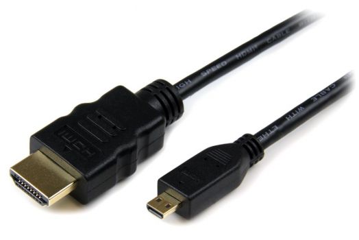 POWERTECH καλώδιο HDMI σε HDMI Micro CAB-H007, με Ethernet, 1.5m, μαύρο - Cables - Adapters