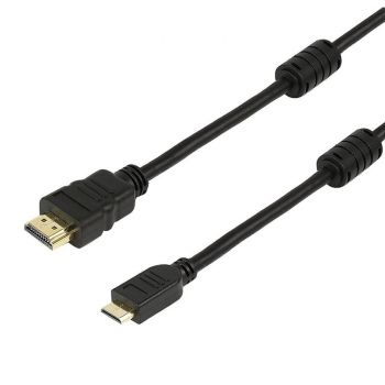 POWERTECH καλώδιο HDMI σε HDMI Mini CAB-H013, με Ethernet, 5m, μαύρο - Cables - Adapters