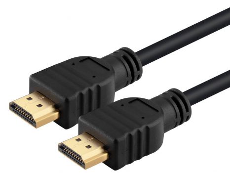 POWERTECH καλώδιο HDMI CAB-H067, CCS, Gold plated, 1m, μαύρο - Cables - Adapters