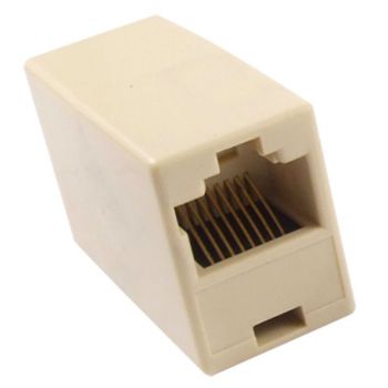 POWERTECH RJ 45 εξάρτημα UTP (μούφα), θηλυκό/θηλυκό, 8p8c, λευκό - Cables - Adapters