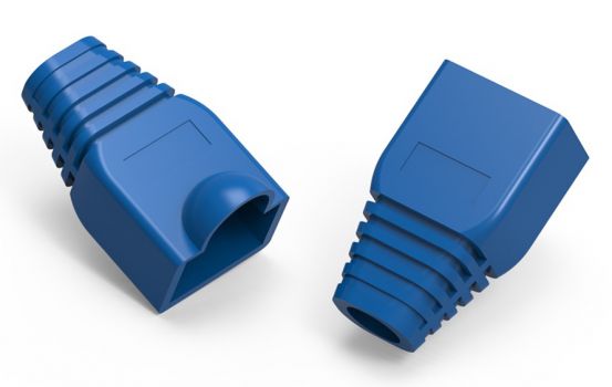 POWERTECH κάλυμμα για βύσμα δικτύου RJ45 CAB-N092, μπλε, 10τμχ - Cables - Adapters
