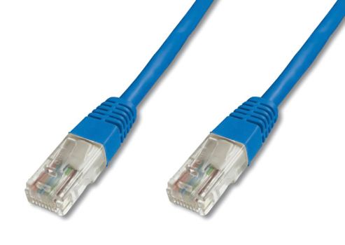 POWERTECH καλώδιο UTP Cat 6e CAB-N141, CCA 24AWG 0.5mm, 0.50m, μπλε - Cables - Adapters