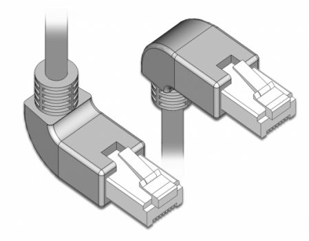 POWERTECH καλώδιο UTP Cat 5e CAB-N162, CCA 26AWG, 1m, γκρι - Cables - Adapters