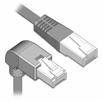 POWERTECH καλώδιο UTP Cat 5e CAB-N165, CCA 26AWG, 1m, γκρι - Cables - Adapters