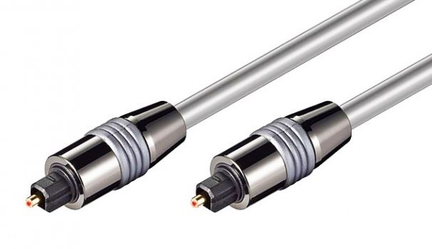 POWERTECH καλώδιο Toslink CAB-O005, OD 6.0mm, 0.5m, metal - Cables - Adapters