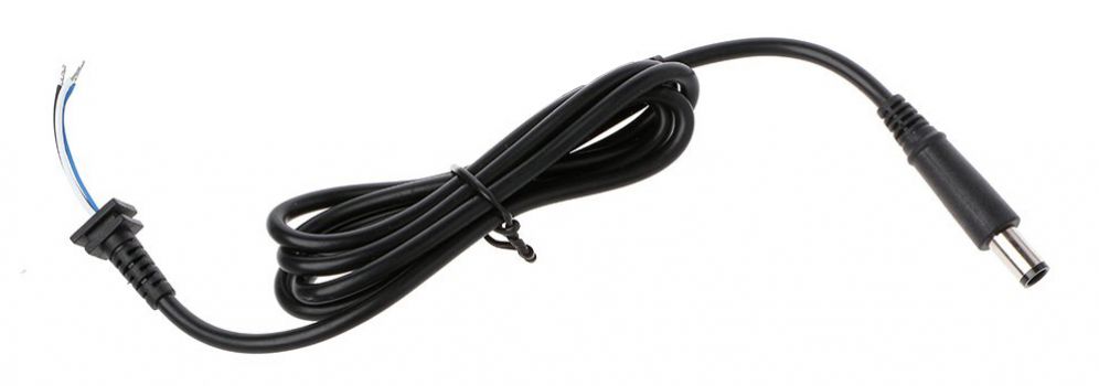 POWERTECH Καλώδιο τροφοδοτικού 3x 0.75mm, DC 7.4x5.0mm, CCA, 1.8m, μαύρο - Laptop chargers