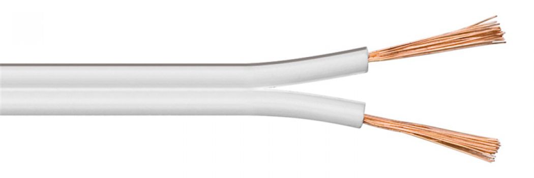 POWERTECH καλώδιο ήχου 2x 0.75mm² CAB-SP022, CCA, 10m, λευκό - Cables - Adapters