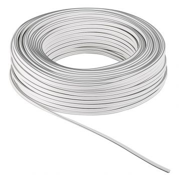 POWERTECH καλώδιο ήχου 2x 0.75mm² CAB-SP022, CCA, 10m, λευκό - Cables - Adapters