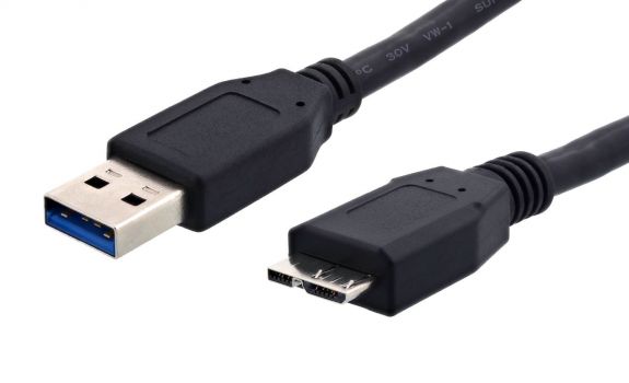 POWERTECH καλώδιο USB 3.0 σε Micro USB CAB-U004, SuperSpeed, 1.5m, μαύρο - Cables - Adapters