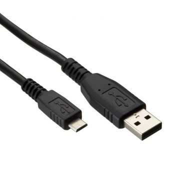 POWERTECH καλώδιο USB σε Micro USB CAB-U010, 5m, μαύρο - Cables