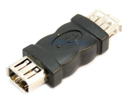 POWERTECH αντάπτορας USB θηλυκό σε θηλυκό CAB-U019, μαύρος - Cables - Adapters