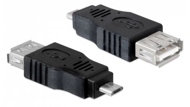POWERTECH αντάπτορας USB 2.0 σε Micro B CAB-U029, μαύρος - Cables - Adapters