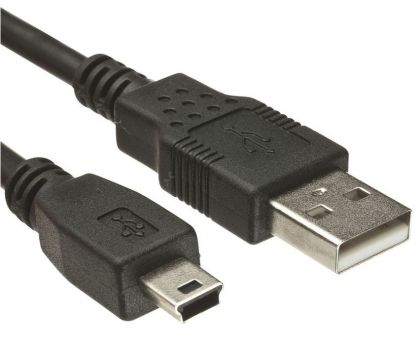 POWERTECH καλώδιο USB σε USB Mini CAB-U042, copper, 3m, μαύρο - Cables - Adapters