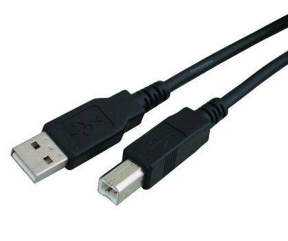POWERTECH καλώδιο USB σε USB Type Β CAB-U050, copper, 3m, μαύρο - Cables - Adapters