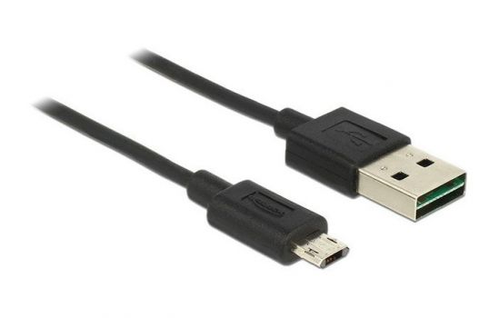 POWERTECH καλώδιο USB σε USB Micro CAB-U063, Easy USB, 3m, μαύρο - Cables