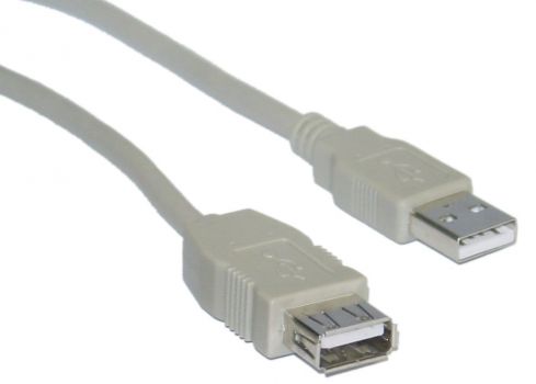 POWERTECH καλώδιο USB αρσενικό σε θηλυκό CAB-U076, 1.5m, γκρι - Cables - Adapters