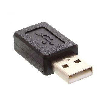 POWERTECH αντάπτορας USB σε USB Mini θηλυκό CAB-U111, μαύρος - Cables - Adapters