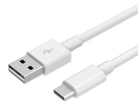 POWERTECH καλώδιο USB σε USB-C CAB-UC010, 1m, λευκό - Cables
