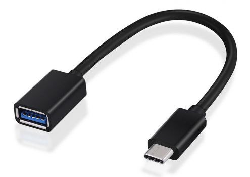 POWERTECH καλώδιο USB-C σε USB 3.1 θηλυκό CAB-UC016, OTG, 0.20m, μαύρο - Cables