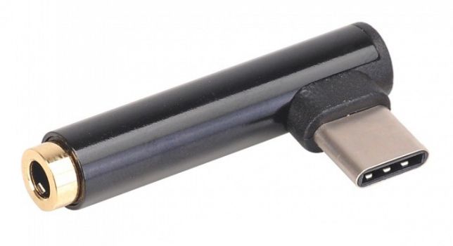 POWERTECH αντάπτορας USB-C σε 3.5mm θηλυκό CAB-UC028, μαύρος - Cables