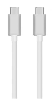 POWERTECH καλώδιο USB Type-C σε Type-C CAB-UC042, 5A, copper, 1m, λευκό - Καλώδια