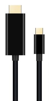 POWERTECH καλώδιο USB Type-C σε HDMI 2.0 CAB-UC050, 4K, 2m, μαύρο - Cables - Adapters