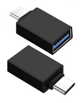 POWERTECH αντάπτορας USB 3.0 σε USB Type-C CAB-UC057, μαύρος - Καλώδια