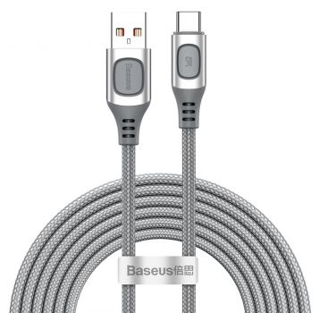 BASEUS καλώδιο USB σε USB Type-C CATSS-B0S, 5A, 2m, γκρι - Καλώδια