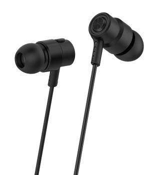 CELEBRAT Earphones CLB-V1-BK με μικρόφωνο, 10mm, 3.5mm, 1.2m, μαύρα - Earphones - Bluetooth