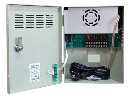 POWERTECH τροφοδοτικό CP1209-20A-B για CCTV-Alarm, DC12V 20A, 9 κανάλια - Security systems
