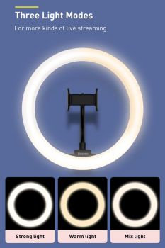 BASEUS φωτιστικό δαχτυλίδι LED CRZB12-B01, 12