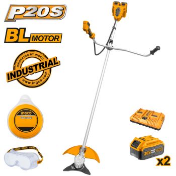 Θαμνοκοπτικό Μηχάνημα Μπαταρίας 2x20V Li-Ion - Brush Cutters - Hedge Trimmers 