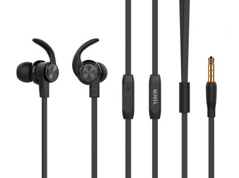 YISON Earphones με μικρόφωνο CX300, on/off, 1.2m, με μαγνήτη, μαύρα - Earphones - Bluetooth