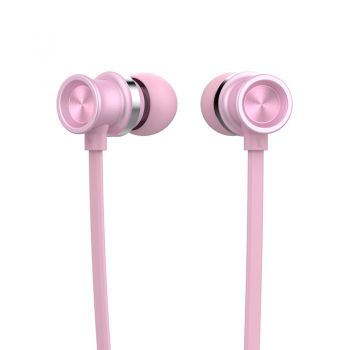 CELEBRAT Earphones με μικρόφωνο D7, 10mm, 3.5mm, 1.2m, ροζ χρυσό - Earphones - Bluetooth