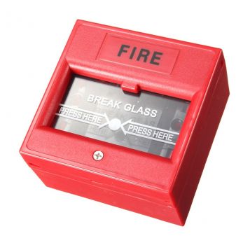 Μπουτόν αναγγελίας πυρκαγιάς DS-911R με κλειδί επαναφοράς, κόκκινο - Security systems
