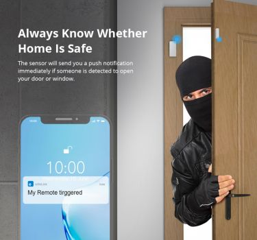 SONOFF ασύρματος μαγνητικός αισθητήρας DW2-WI-FI, WiFi, λευκός - Security systems