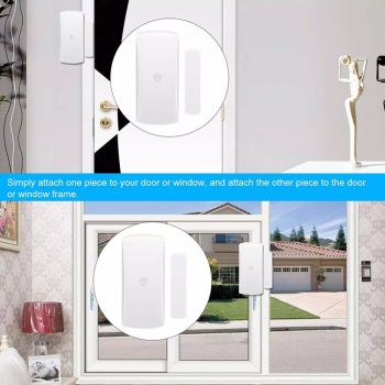 CHUANGO ασύρματη μαγνητική παγίδα DWC-102, 315/433.92MHz, λευκή - Security systems