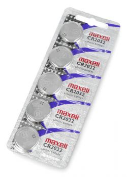 MAXELL Μπαταρία λιθίου CR2032, 3v, 5τμχ - Alkaline / Rechargeable batteries