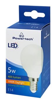 POWERTECH LED Λάμπα Mini Globe E14-007 5W, 3000K, E14, Samsung LED, IC - Lighting