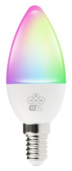 POWERTECH Smart λάμπα LED E14-009, Wi-Fi, 5W, E14, RGB 2700-6500K - Lighting