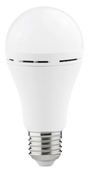 POWERTECH LED λάμπα με επαναφορτιζόμενη μπαταρία E27-017, 9W, 6500K, E27 - Lighting