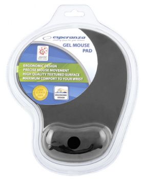ESPERANZA gel mouse pad EA137Y, 230x190x20mm, γκρι - Περιφερειακά PC