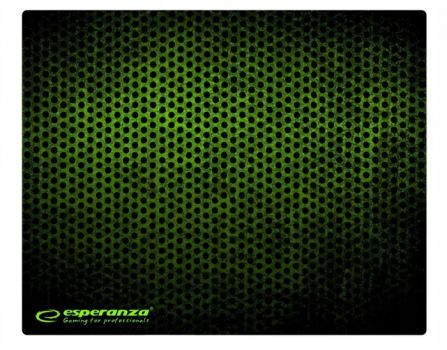 ESPERANZA gaming mouse pad Grunge EA146G, 440x354x4mm, μαύρο-πράσινο - Περιφερειακά PC