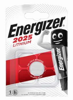 ENERGIZER μπαταρία λιθίου CR2025, 3V, 1τμχ - Alkaline / Rechargeable batteries