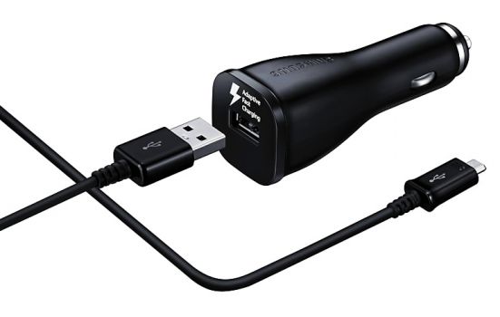 SAMSUNG Φορτιστής αυτοκινήτου EP-LN915U, Micro USB, 15W 2A, μαύρο - Mobile chargers