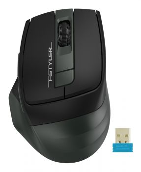 A4TECH ασύρματο ποντίκι Fstyler FG35, 2000DPI, 6 πλήκτρα, μαύρο - Περιφερειακά PC